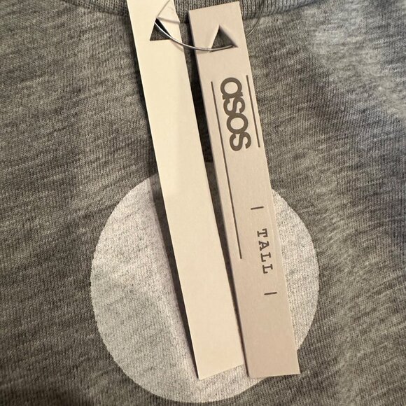 ASOS WOMENS GRAY MATERNITY TALL T SHIRT US SIZE 4 POLKA DOT - Picture 5 of 9